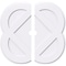 Ekena Millwork Charlotte Architectural Grade PVC Ceiling Medallion, 38"OD x 3"ID x 15 1/4"C x 1"P, Two-Piece CMP38CE2-03000 - alternate 1